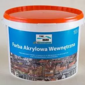  Farba AKRYLOWA wewnętrzna 10L Biała