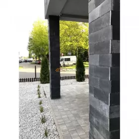 Łupek Wapień Chittor Black Slate Elewacja Panel Elewacyjny 30x10