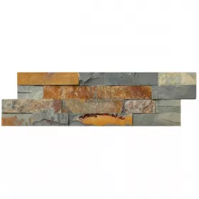 Panel ścienny Płytki Łupek Stackstone Multicolor 36x10x0,8-1,3cm