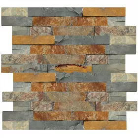 Panel ścienny Płytki Łupek Stackstone Multicolor 36x10x0,8-1,3cm