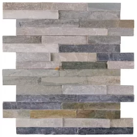 Panel ścienny Płytki Kamień Łupek Stackstone Beige 10x36x0,8-1,3 cm