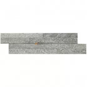 Panel ścienny Kwarcyt Stackstone Silver Grey 10x36x0,8-1,5 cm