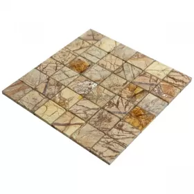 Mozaika marmurowa Rain Forest Brown 30x30x1 cm