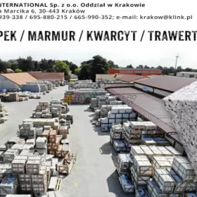 Płytki Marmurowe Royal White bębnowane komplet 0,742 m2