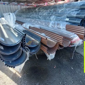 Rynny METAL od ręki brąz i grafit fi125/90 Blachtex Klęczany 275a