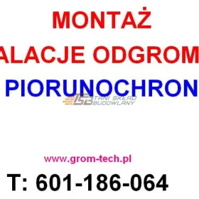 ODGROMOWE INSTALACJE KRAKOW WIELUCZKA SKAWINA BOCHNIA NOWY SACZ KRYNICA MYSLENICE TYCHY ZAKOPANE RAABKA PIORUNOCHRON MONTAŻ 601-186-064