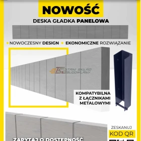 Nowoczesna betonowa podmurówka pod panel 250x25x5 kolory GRAFIT i SZARY 