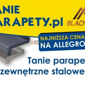 TANIE parapety zewnętrzne WYSYŁKA szybkie terminy