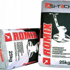 Posypka utwardzająca KRZEMOWA do betonu ROMIX 25kg RÓŻNE KOLORY