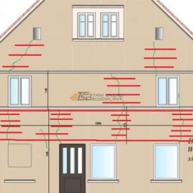 Naprawa Pęknięć ścian - szycie budynków