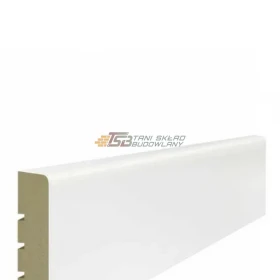 Listwa przypodłogowa - LAGRUS classic R5 80x16x2440mm wilg. (Biała)